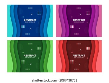 Fondo líquido y geométrico colorido con formas de gradiente fluido