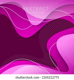 Colorful liquid and geometric background with fluid gradient shapes