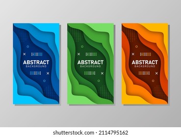 Colorful liquid and geometric background with fluid gradient shapes