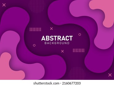 Colorful liquid and geometric background with fluid gradient shapes