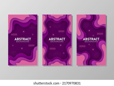 Colorful liquid and geometric background with fluid gradient shapes