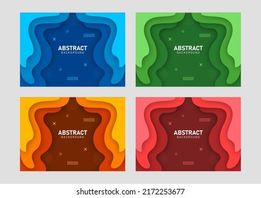 Fondo líquido y geométrico colorido con formas de gradiente fluido