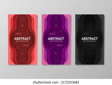 Colorful liquid and geometric background with fluid gradient shapes
