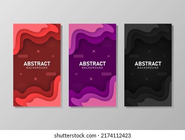 Colorful liquid and geometric background with fluid gradient shapes