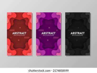 Fondo líquido y geométrico colorido con formas de gradiente fluido