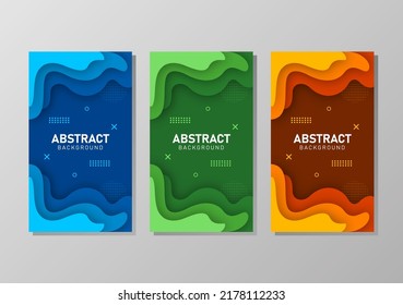 Colorful liquid and geometric background with fluid gradient shapes