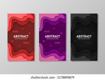 Colorful liquid and geometric background with fluid gradient shapes