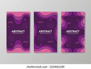 Colorful liquid and geometric background with fluid gradient shapes