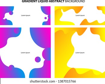colorful liquid gradient abstract background