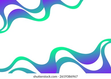 Colorful Liquid Line Background. Technology Banner. Vector Illustration. Abstract Business Wallpaper
