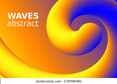 Colorful Liquid Shapes. Vector 3d Poster. Modern Color Wave Liquid. Abstract Background with Vibrant Gradient for Flyer, Banner, Cover, Business Presentation. Bright Wave Poster with Fluid Liquid.