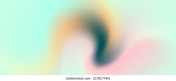 diseño colorido de banner vectorial de fondo abstracto de onda líquida