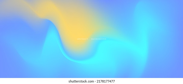 Colorful Liquid Wave Abstract Background Vector Banner Design