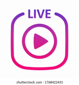 Instagram Live Icon High Res Stock Images Shutterstock