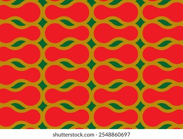 Uma ilustração de fundo de Natal colorida e animada