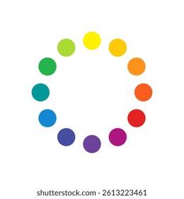 Colorful Loading Bar Symbol, Vibrant UI Element