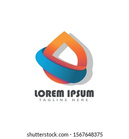 Colorful logo in abstract style Vector