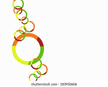 colorful logo circle background illustration