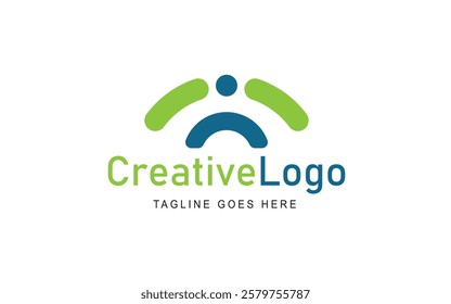 A colorful logo for a creative healthy lifestyle