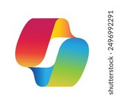 Colorful logo design on white background