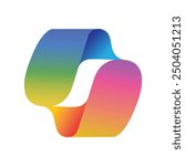 Colorful logo design on white background