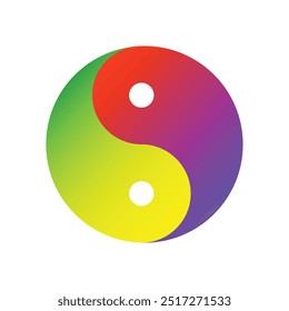A colorful logo design on white background