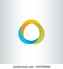 Colorful logo design with round style concept design. Modern company logo design