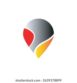 The colorful  logo design set this profile picture or use for business company