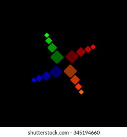 Colorful Logo Design Stock Vector Illustration