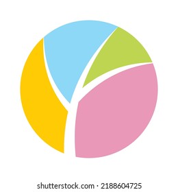 Colorful logo design and symbol art