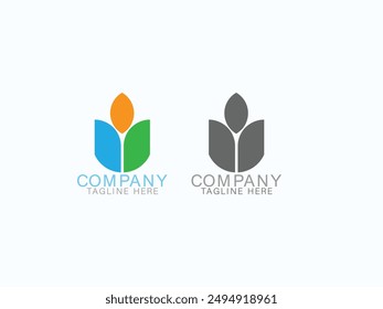 colorful logo design  template Free vector