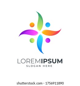colorful logo design, vector file eps 10