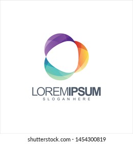 colorful logo design vector illustration