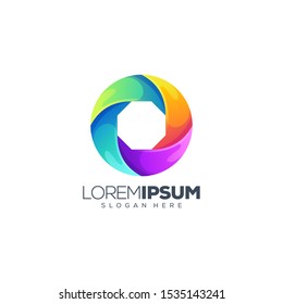 colorful logo design vector illustration