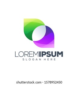 colorful logo design vector illustration