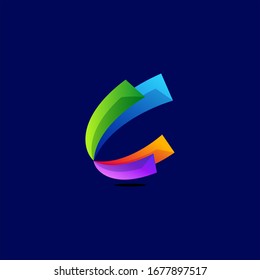 colorful logo design vector illustration