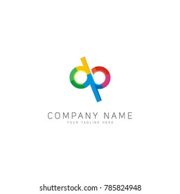 Colorful logo design, vektor logo, simple logo, modern technology logo