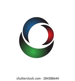 Colorful Logo design. White Background Vector Illustration Light box




