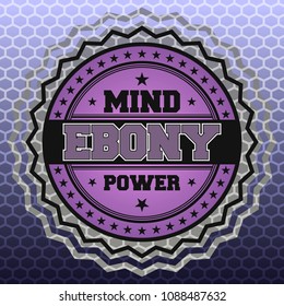 Colorful logo with gradient and pattern background. Vector illustration design. For t-shirt and printing