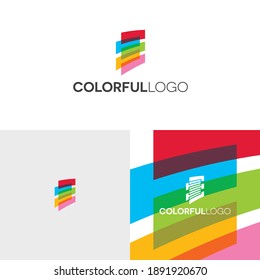 Colorful Logo And Icon. Vibrant Modern And Colorful Logo Suitable For A Variety Of Fields And Businesses. Vector Illustration.