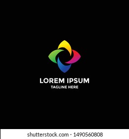 Colorful Logo. Modern Forms and Abstract Colorful Icons and Symbols.
