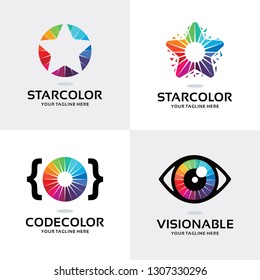 Colorful Logo Set Design Template Collection