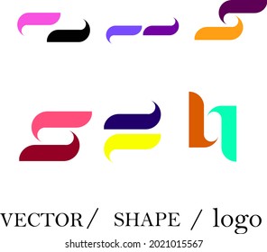 diseños coloridos de logotipo, forma e icono