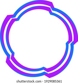 colorful logo, symbol, frame, shape