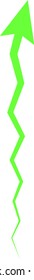 Colorful long arrow
