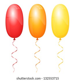 Colorful long ballons