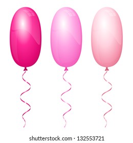 Colorful long ballons