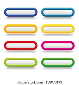 Colorful long button