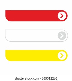 Colorful long round buttons vector