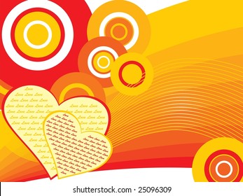 colorful love background